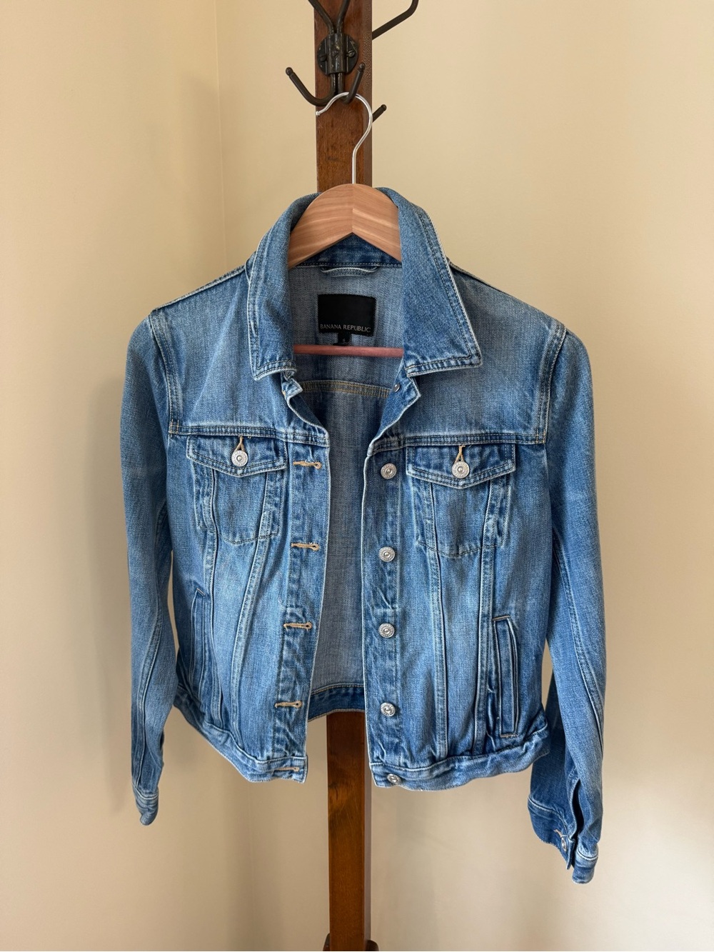 Banana Republic Light Blue Denim Trucker Jacket